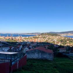 Blick auf Vigo