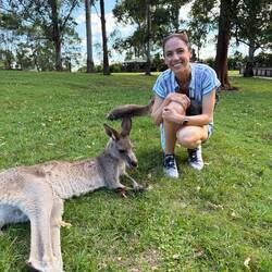 Chelsea's new friend... kinda looks like buster but not quite as cute!
