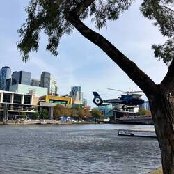 (Nicht der einzige) Hubschrauber mit Formel 1-Gästen