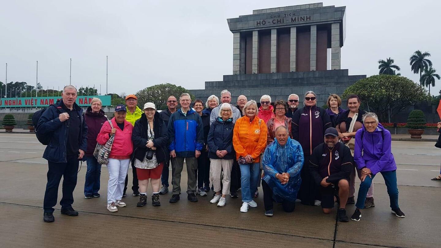 Ho Chi Minh mausoleum.