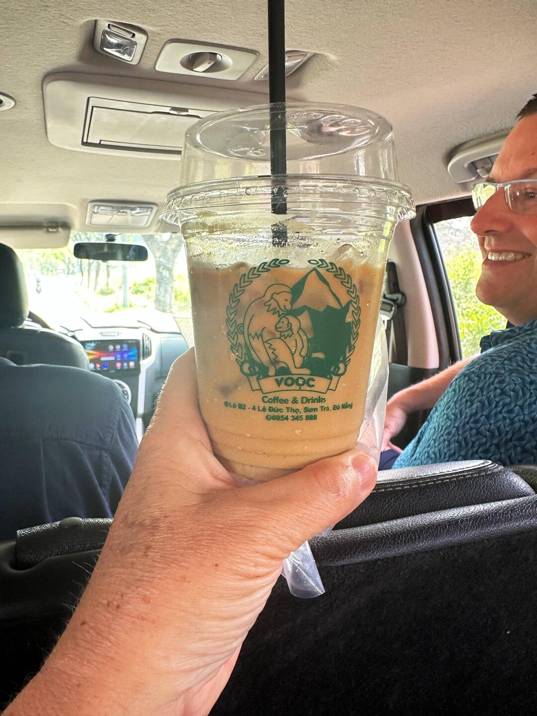 1st stop - Vietnamese iced coffee