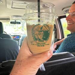 1st stop - Vietnamese iced coffee