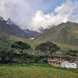und auf der Rückfahrt waren sogar schneebedeckte Berge zu sehen