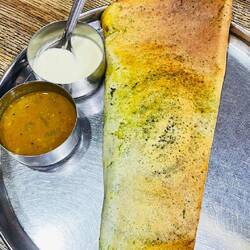 Spinach Masala Dosa 🤤🤤