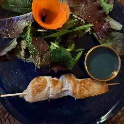 Fish and salad