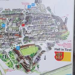 The 'You are here' map.