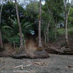 Der Trampelpfad vom Hotel is Dörfli isch scho chli abentürlich....