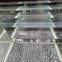 Swarovski crystal store steps