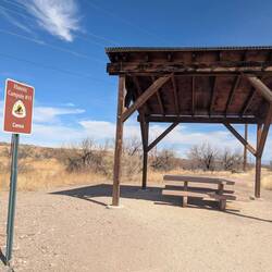 Sure of where the woman passed.