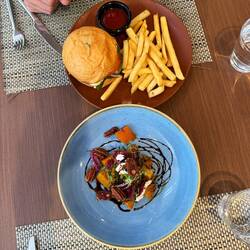 Mediocre meals when you are in the desert and removed from civilization!