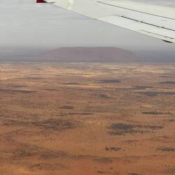 Uluru from the plane