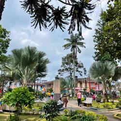 Plaza Simón Bolivar en Filandia