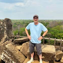 167 steps to the top of Koh Ker.