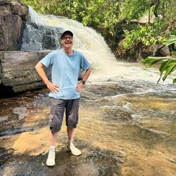 Vinny said something funny.