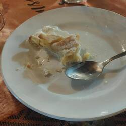 Nachspeise: vorher vergessen zum fotografieren 🙃