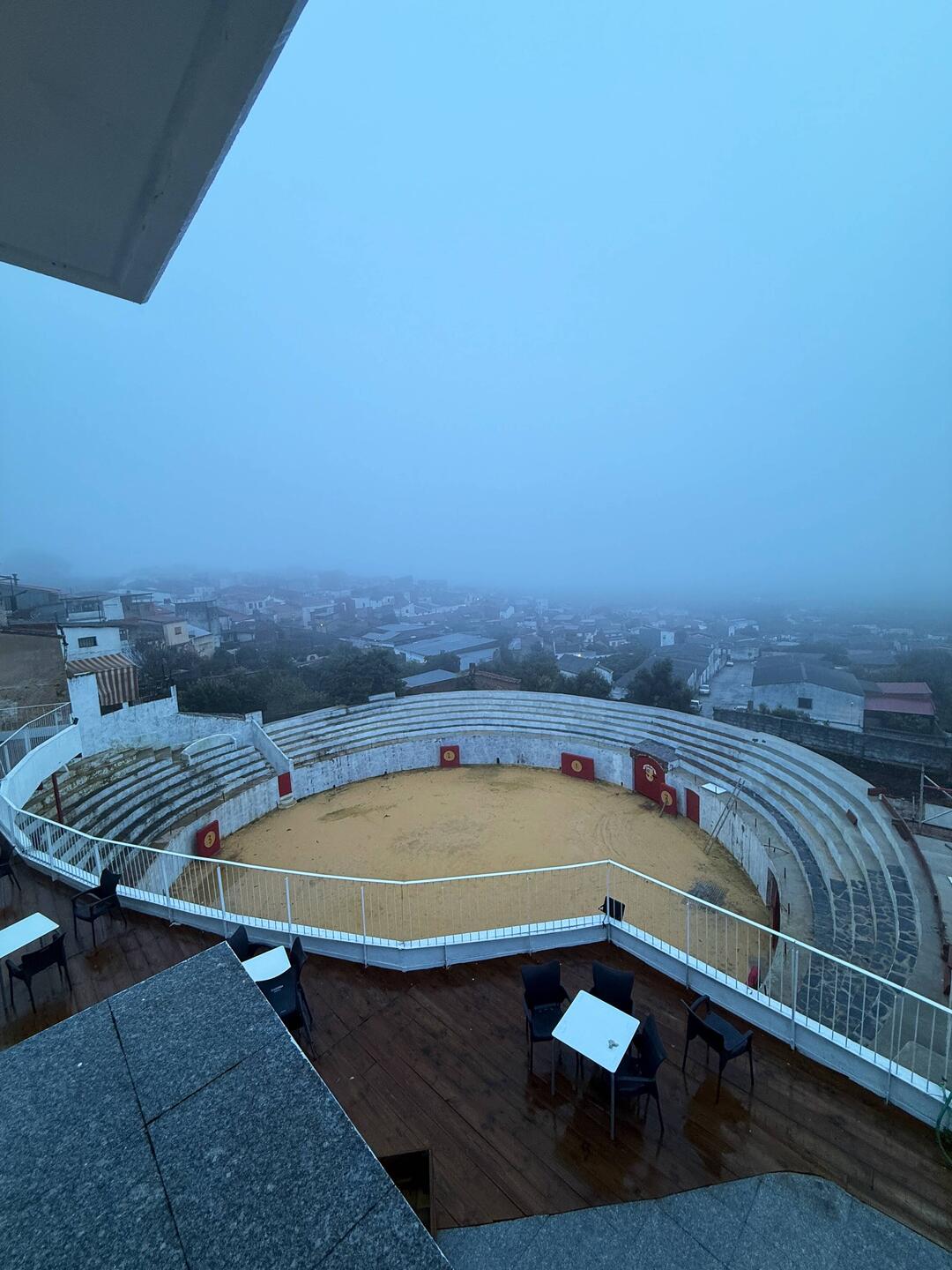 Morning view from our lodging