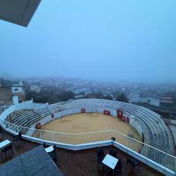 Morning view from our lodging