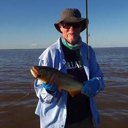 A Dorado. Caught in the last spot of the day.