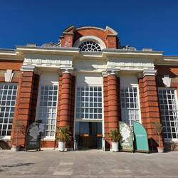 The Orangery at Kensington Palace, built for Queen Anne in 1704-5.