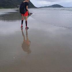 Das ist so n Ding von uns geworden - seit der Salar de Uyuni stehen wir auf spiegelige Sachen.