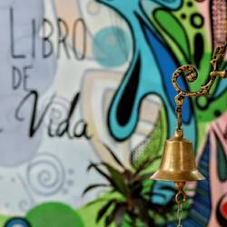 Bell of gratitude, Hotel Bolivariana Plaza, Medellin.