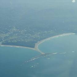 Uvita walflossensandbank von oben