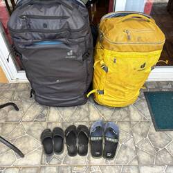 Alles wieder gepackt und los geht's