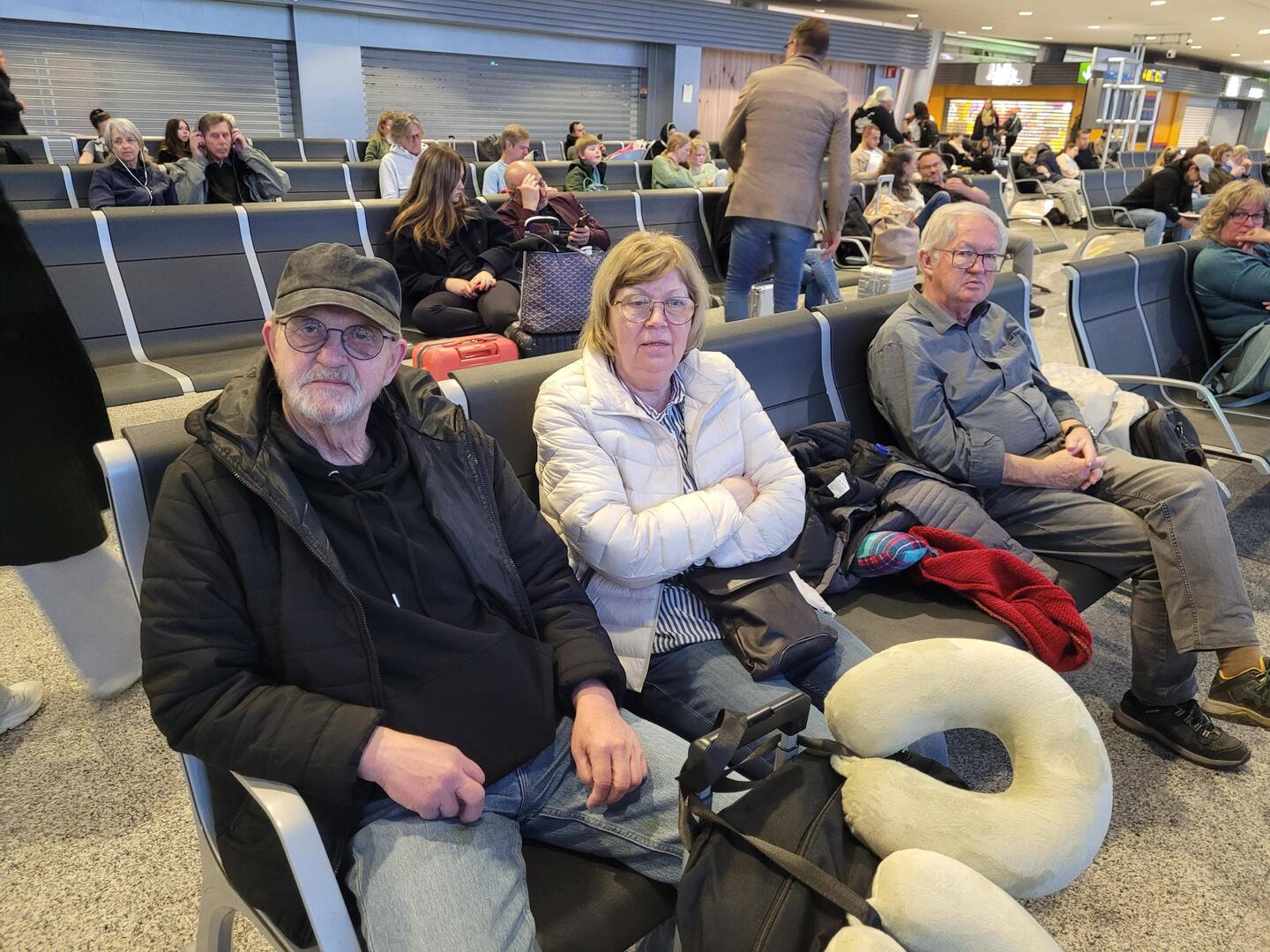 Wir warten aufs Boarding