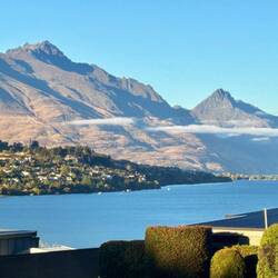 Queenstown last views of Lake Wakatipu
