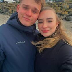 Am Strand in Dublin waren wir auch mal kurz