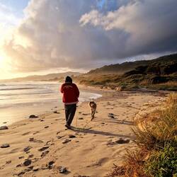 Traumstrand mit einer mega Düne