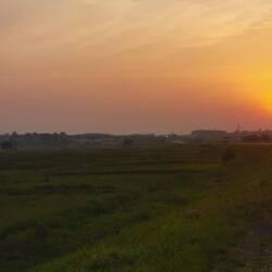 Sonnenuntergang über Daloa