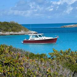 View from atop SW Allens Cay