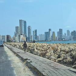 Anfahrt auf Cartagena