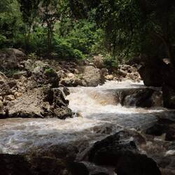 Der Fluss hat die Höhle über Jahrtausende erzeugt