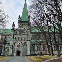 gotische Kathedrale von Nidaros aus dem 11. Jahrhundert