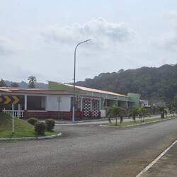 Die Promenade von Santo Antonio, der Hauptstadt von Principe
