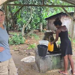 Die einzige Wasserstelle in dem kleinen Dorf San Jose.