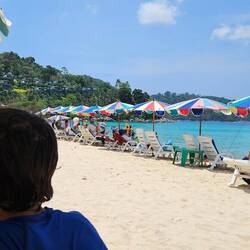 Our spot on Kata Noi beach.