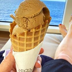 Erfrischung nach dem Fitness