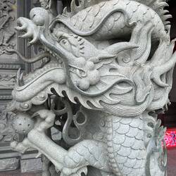 Taoism: the dragon symbolizes power, good fortune & strength.