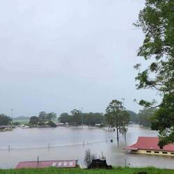 Murwillumbah showgrounds - where we were supposed to stay