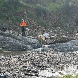 The Río Seco isn't dry today.
