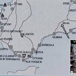 Via Augusta and secondary routes