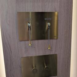 Drückerplatte, da kann man "abziehen"