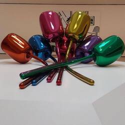 Tulpen aus Edelstahl.