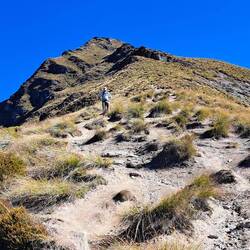 Seeing what's behind him, the forward path wasn't much easier on the knees going fwd.