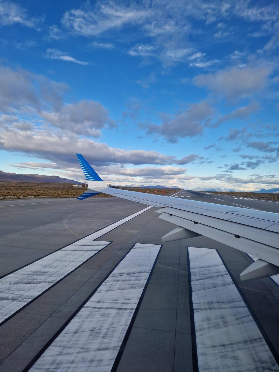 De Floghafe vo El Calafate esch eigentlech scho no schön gläge...
