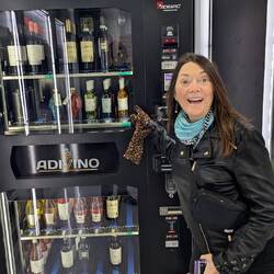 A wine vending machine!