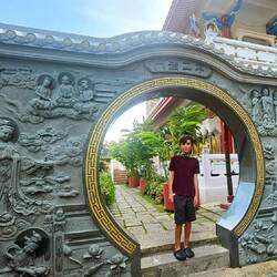 DJ in a "gate of heaven."